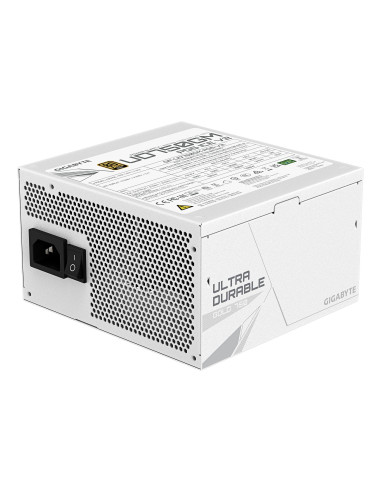 GIGABYTE UD750GM PG5 ICE 750W maitinimo blokas – elektros įvadas ir ventiliatorius