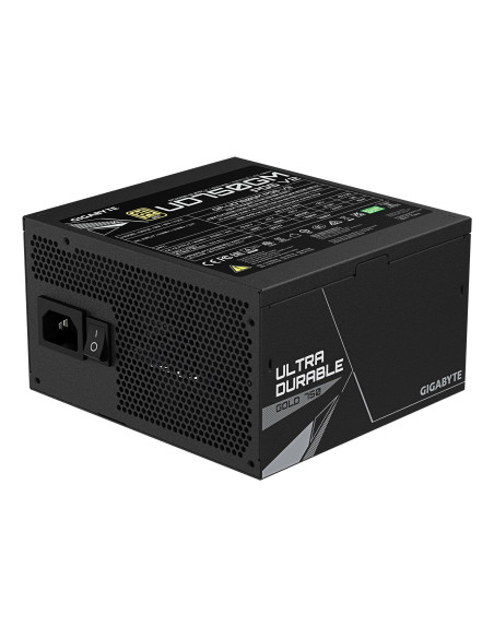 GIGABYTE UD750GM PG5 V2 750W maitinimo blokas – elektros įvadas ir ventiliatorius