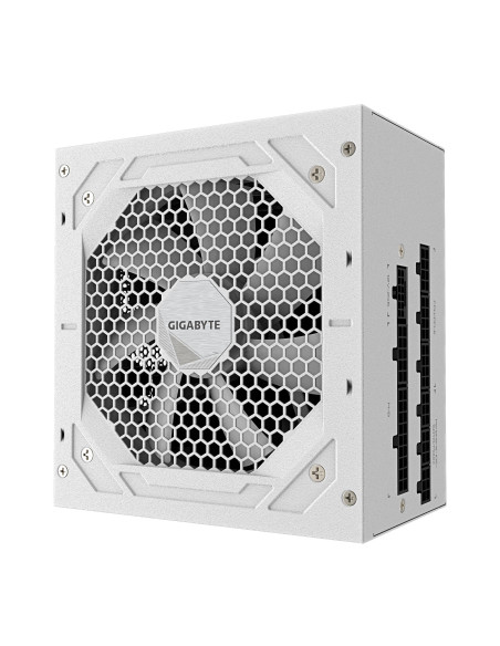 GIGABYTE UD850GM PG5 ICE 850W maitinimo blokas – vaizdas kampu