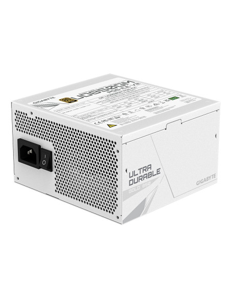 GIGABYTE UD850GM PG5 ICE 850W maitinimo blokas – elektros įvadas ir ventiliatorius