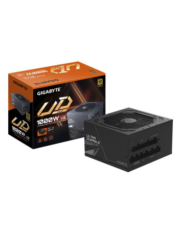 GIGABYTE UD1000GM PG5 V2 1000W maitinimo blokas – maitinimo blokas ir pakuotė