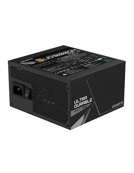 GIGABYTE UD1000GM PG5 V2 1000W maitinimo blokas – elektros įvadas ir ventiliatorius