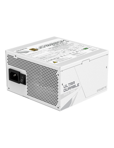 GIGABYTE UD1000GM PG5 ICE 1000W maitinimo blokas – elektros įvadas ir ventiliatorius