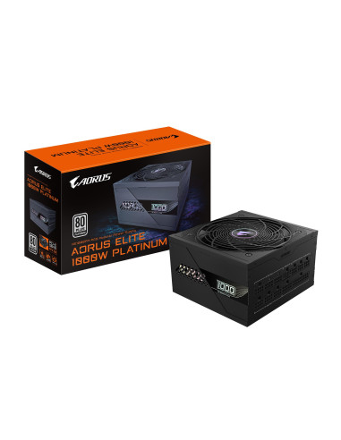 GIGABYTE AORUS ELITE AE1000PM PG5 1000W maitinimo blokas – maitinimo blokas ir pakuotė