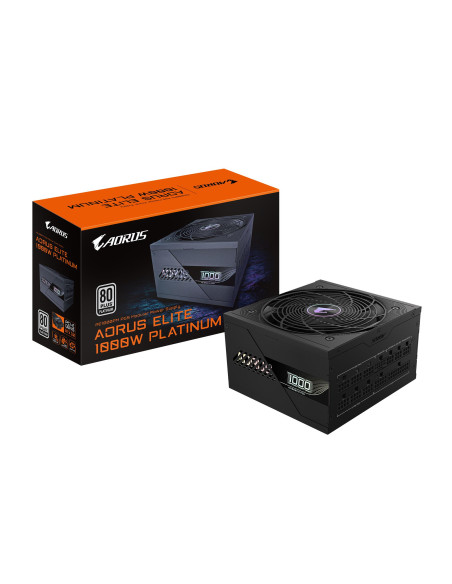 GIGABYTE AORUS ELITE AE1000PM PG5 1000W maitinimo blokas – maitinimo blokas ir pakuotė