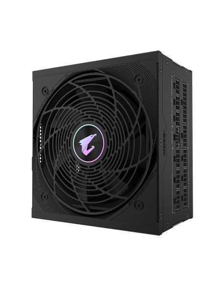GIGABYTE AORUS ELITE AE1000PM PG5 1000W maitinimo blokas – vaizdas kampu