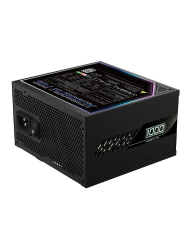GIGABYTE AORUS ELITE AE1000PM PG5 1000W maitinimo blokas – elektros įvadas ir ventiliatorius