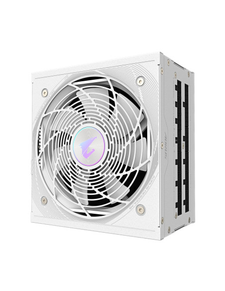 GIGABYTE AORUS ELITE AE1000PM PG5 ICE 1000W maitinimo blokas – vaizdas kampu