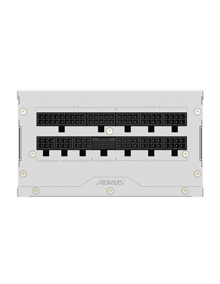 GIGABYTE AORUS ELITE AE1000PM PG5 ICE 1000W maitinimo blokas – modulinių kabelių jungtys
