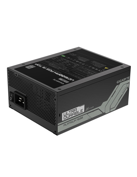 GIGABYTE UD1600PM PG5 1600W maitinimo blokas – elektros įvadas ir ventiliatorius