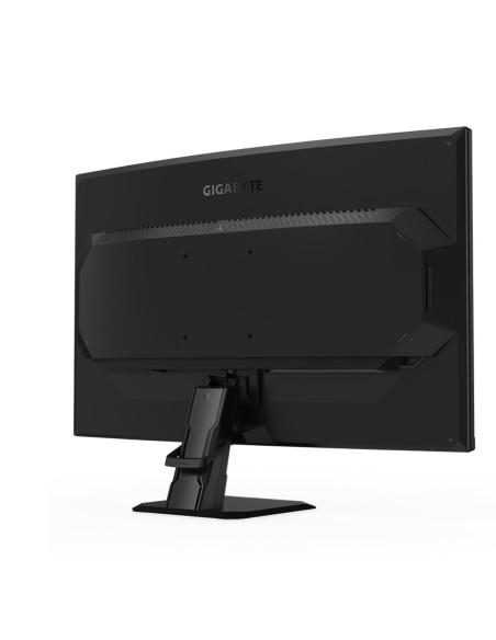 GIGABYTE GS27FC 27 colių lenktas žaidimų monitorius – galinės pusės vaizdas kampu
