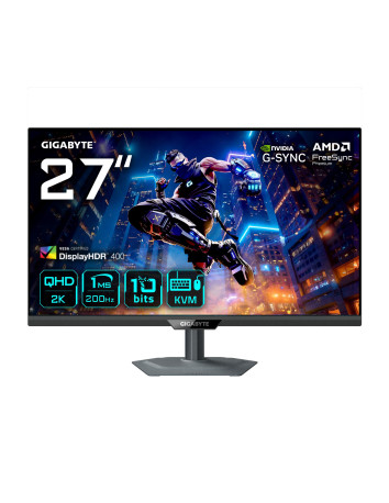 GIGABYTE M27Q2 27 colių QHD monitorius – ekranas ir pagrindiniai parametrai