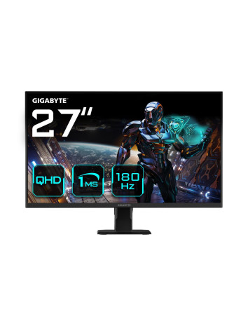 GIGABYTE GS27QA 27 colių QHD IPS žaidimų monitorius – ekranas ir pagrindiniai parametrai
