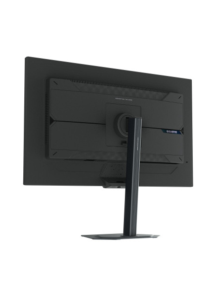 GIGABYTE G27UP 27 colių 4K monitorius – galinės pusės vaizdas iš kairės