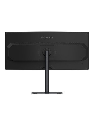 GIGABYTE G34WQC2 34 colių lenktas UltraWide QHD monitorius – galinis skydelis ir stovas