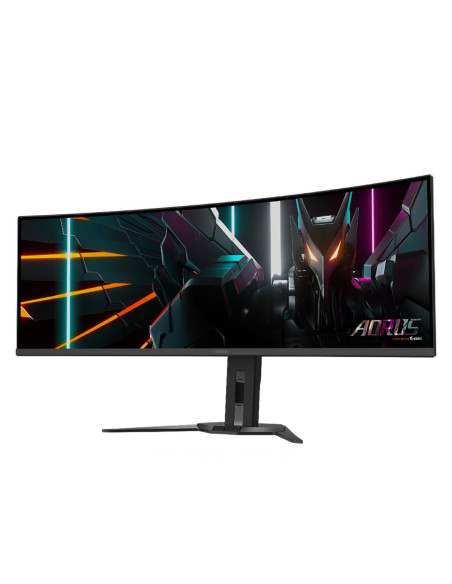 GIGABYTE AORUS CO49DQ 49 colių lenktas monitorius – monitoriaus vaizdas kampu