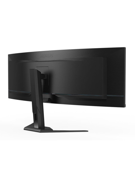 GIGABYTE AORUS CO49DQ 49 colių lenktas monitorius – galinės pusės vaizdas kampu