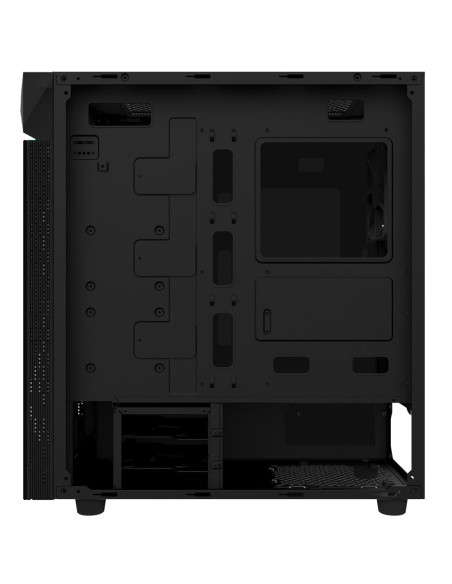 GIGABYTE C200 GLASS kompiuterio korpusas – kabelių tvarkymo pusė