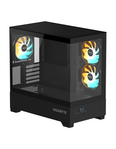 GIGABYTE C201 PANORAMIC kompiuterio korpusas – korpuso vaizdas iš kitos pusės