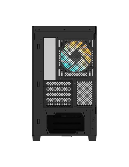 GIGABYTE C201 PANORAMIC kompiuterio korpusas – galinis skydelis ir jungčių angos