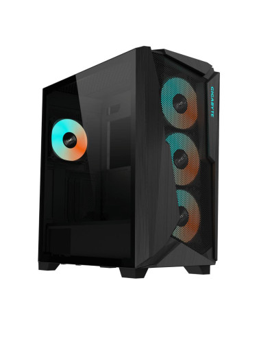 GIGABYTE C301G V2 BLACK kompiuterio korpusas – bendras vaizdas kampu