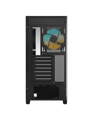GIGABYTE C500 PANORAMIC STEALTH kompiuterio korpusas – galinis skydelis ir jungčių angos
